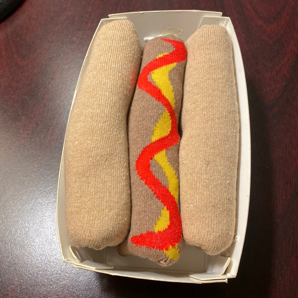 NEW Hotdog Sock Set